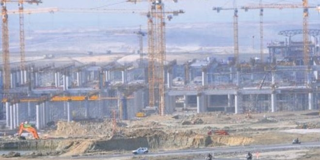 Yeni Havalimanı 30 bin çalışanla yükseliyor