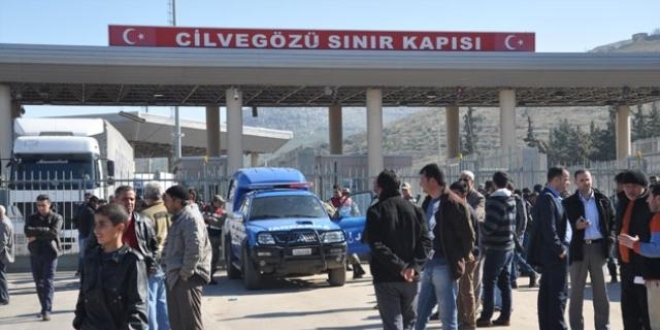 Cilvegözü Sınır Kapısı'nda yoğunluk