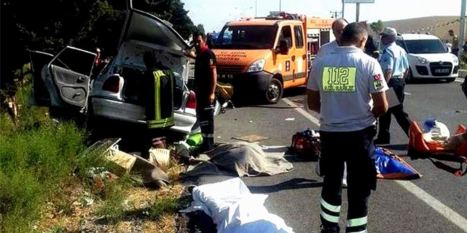 Aydn'da trafik kazas: 9 yaral