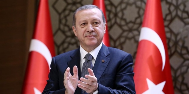 Cumhurbaşkanı Erdoğan'dan tebrik telgrafı