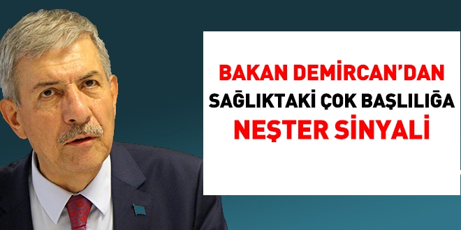 Bakan Demircan'dan, salktaki ok balla neter sinyali