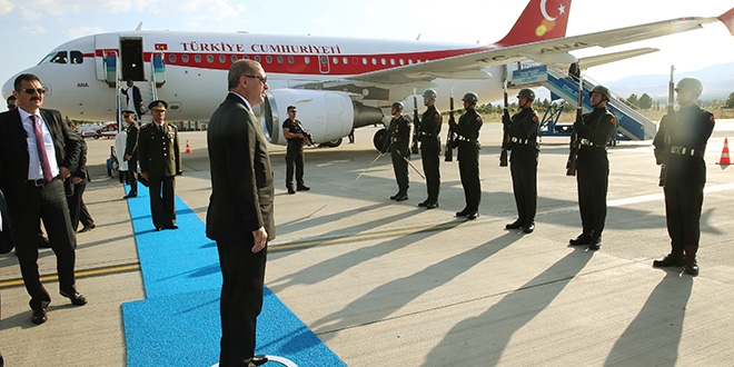 Cumhurba�kan� Erdo�an Malatya'ya geldi