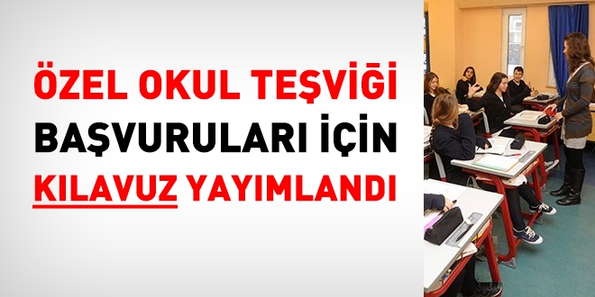 Özel Okul Teşviği miktarları ve başvuru tarihleri belli oldu