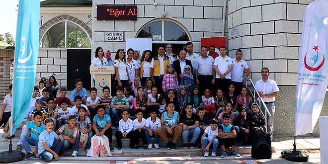 Kur'an kursu ��rencilerine 'ilk yard�m' e�itimi verildi