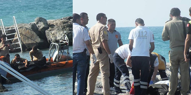 Hatay'da denize giren acemi asker �l� bulundu