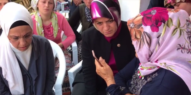 İşte Erdoğan'ın şehit Eren Bülbül'ün annesiyle görüşmesi...