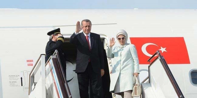 Cumhurbakan Erdoan, Antalya'dan ayrld