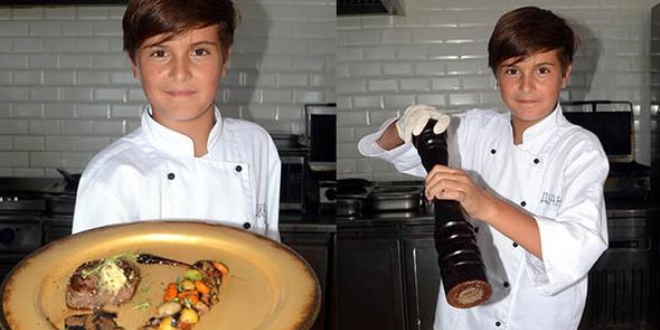 11 yaşında VIP restoranının başına geçti