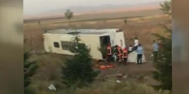Ankara'da otobüs kazası: 4 ölü 18 yaralı