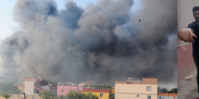 Gaziantep OSB'de yangın! Yerleşim yerleri boşaltılıyor