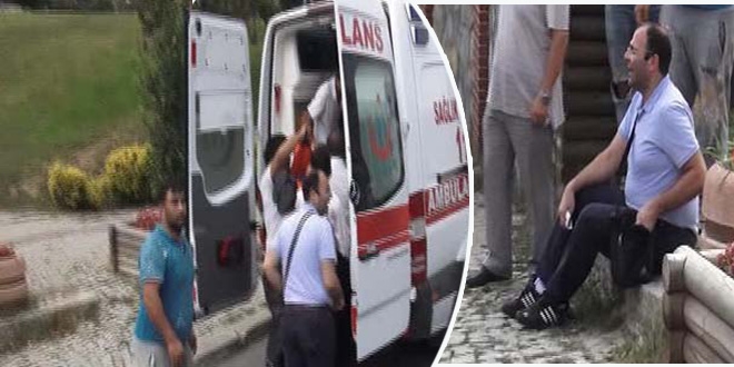 Boynuna ilmeği geçirip, babasına fotoğraf göndermiş
