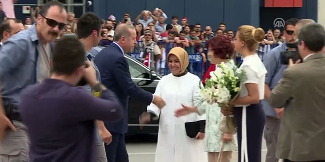 Erdo�an, Denizli Valili�i'ni ziyaret etti