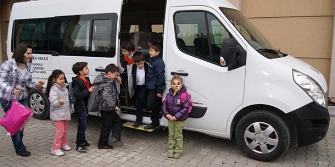 Okul servisine çekidüzen