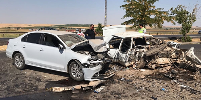 Diyarbakr'da trafik kazas: 3 l, 1 yaral