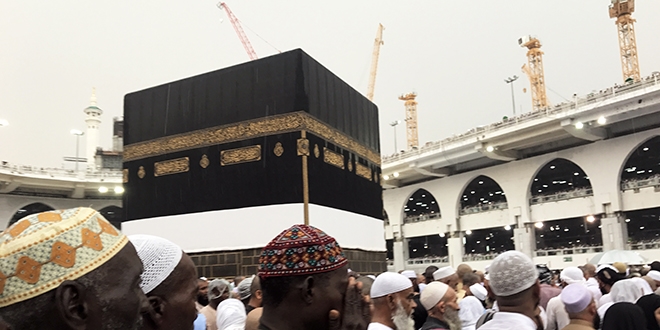 Kabe'de yağmur sevinci