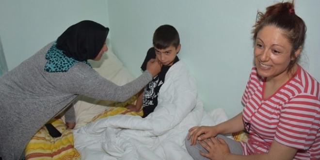 Ka��r�lan 10 ya��ndaki �ocuk operasyonla kurtar�ld�