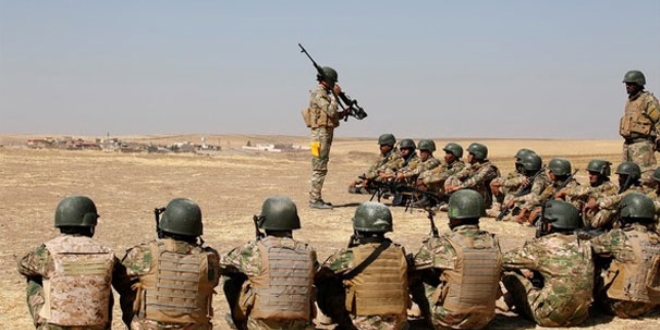 Telafer Kalesi DAEŞ'ten alınarak Irak bayrağı asıldı