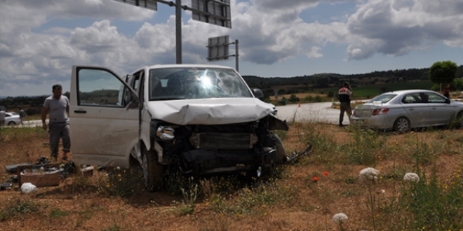 Kastamonu'da trafik kazalar: 5 yaral