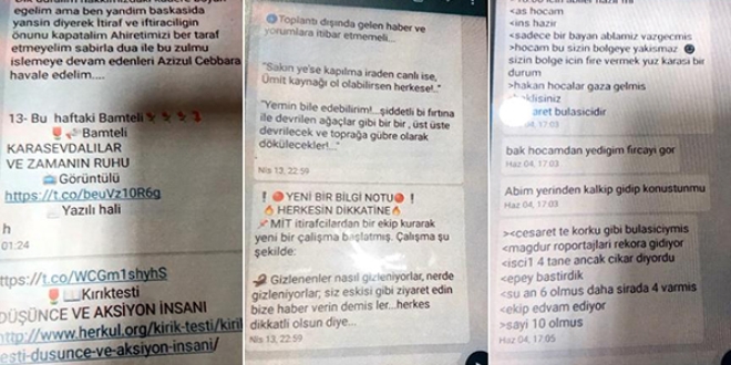 FETÖ'nün MİT korkusu mesajlara yansıdı