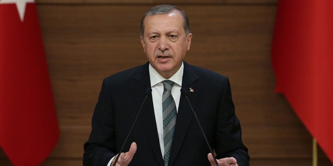 Cumhurbakan Erdoan'dan, liderlere bayram tebrii