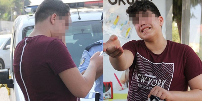 Lise öğrencisinin unuttuğu çanta panik yarattı