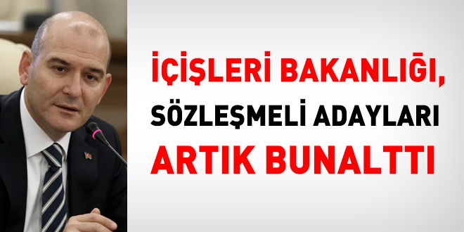 İçişleri Bakanlığı sözleşmeli adayları bunalttı