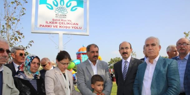 Şehit Yarbay İlker Çelikcan'ın adı çocuk parkına verildi