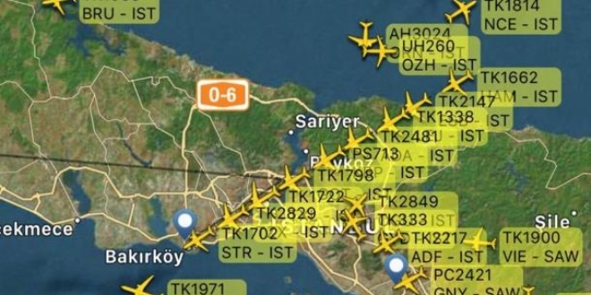 Atatürk Havalimanı'nda uçak trafiği altüst oldu