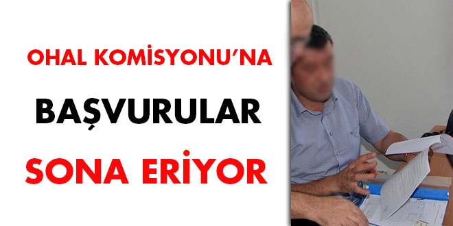 OHAL komisyonuna başvurular sona eriyor