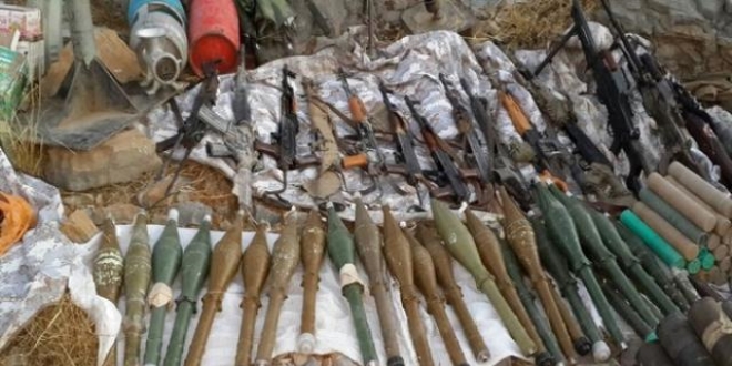 Hakkari'de terör operasyonu: çok sayıda mühimmat ele geçirildi