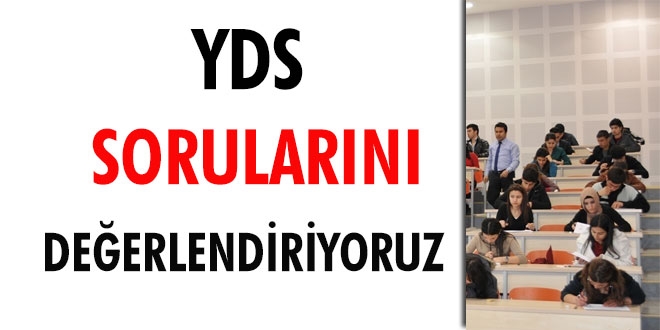 Adaylar, YDS sorularını değerlendiriyor