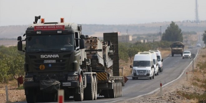 Suriye snrna 80 paletli askeri ara sevkedildi