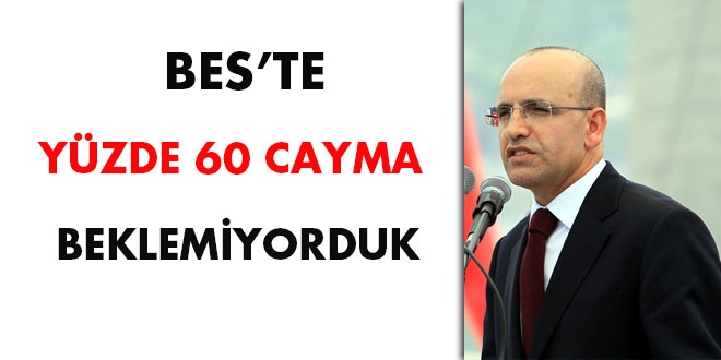 Şimşek: BES'te yüzde 60 cayma beklemiyorduk