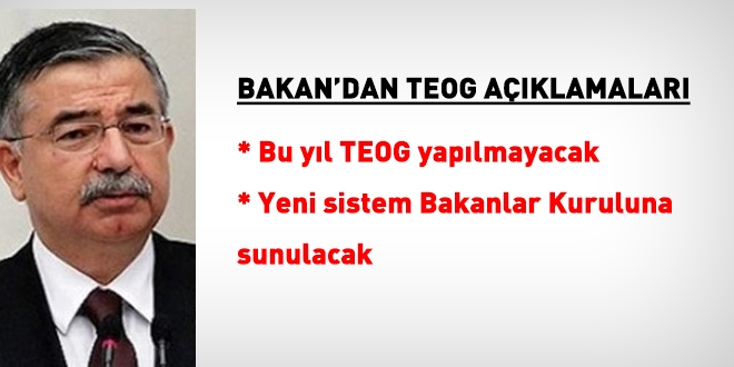 Bu sene TEOG sınavı yapılmayacak