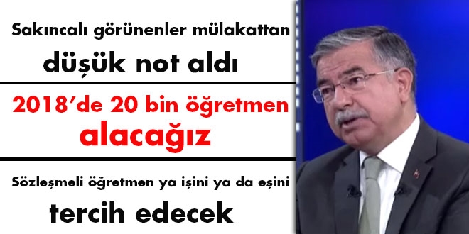 2018'de 20 bin öğretmen alınacak