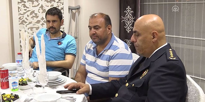 Polis, gazileri unutmadı
