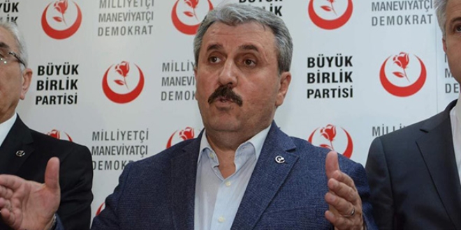 BBP Genel Başkanı Destici'den 'tezkere' açıklaması
