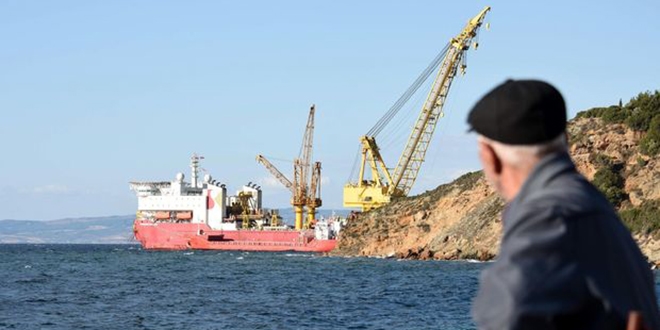 TANAP'ın Marmara Denizi geçişi çalışmaları başladı