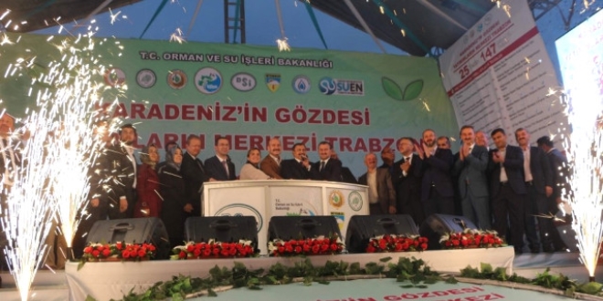 Trabzon'da 25 tesisin temeli at�ld�