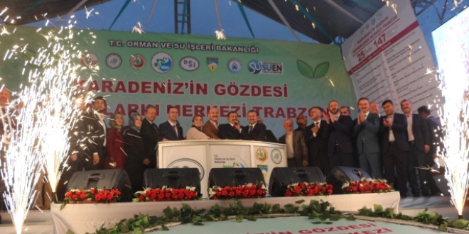 Trabzon'da 25 tesisin temeli atld