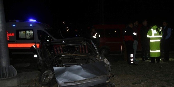 Yozgat'ta trafik kazası: 1 ölü, 1 yaralı