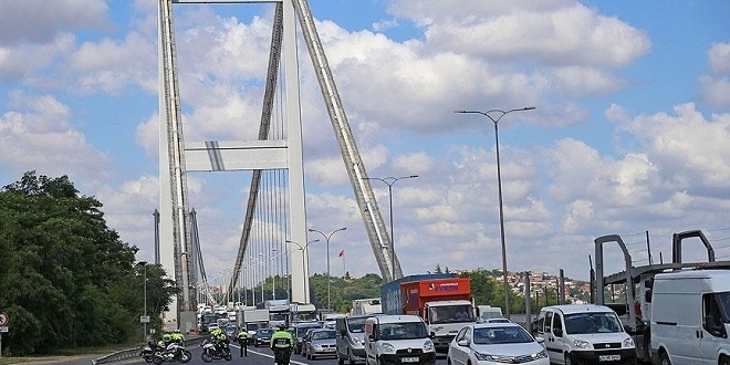 FSM Köprüsü'nde çalışma