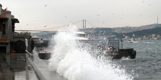 Marmara'da fırtına uyarısı