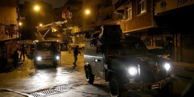 stanbul'da PKK operasyonu:16 pheli gzaltnda