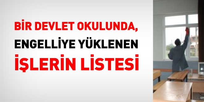 Engelliler, engelliliklerini artırıcı ve ek engel getirici işlerde çalıştırılamaz