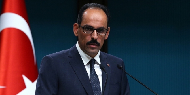 Kaln: Gerekli grrsek Afrin'e mdahale ederiz