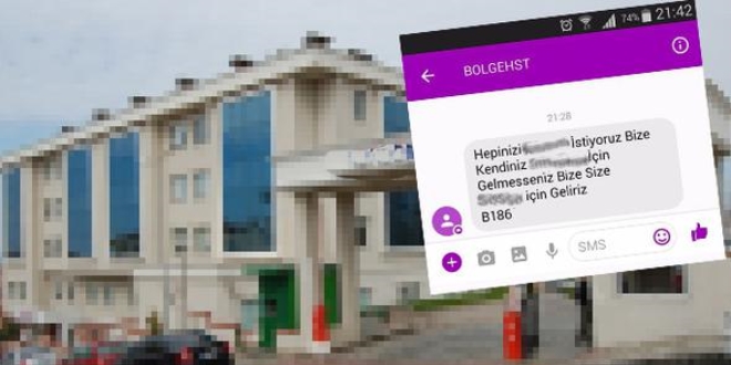 Hastalara gelen küfürlü mesaj şoke etti