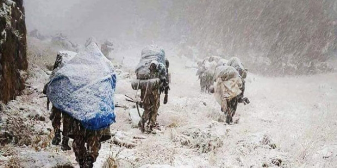 Mehmetçik, kar tipi demiyor