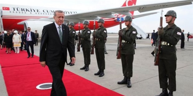 Cumhurbaşkanı Erdoğan Sırbistan'a geldi