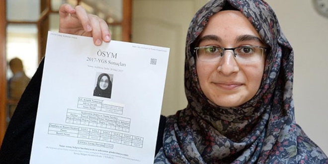 Sınavı geçersiz sayılan astım hastası hayaline kavuştu